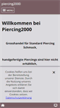 Mobile Screenshot of piercing2000.de